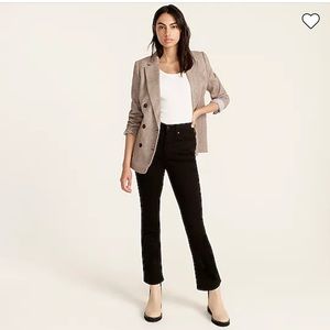 J Crew Demi boot cropped black jean